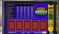 Double Bonus Video Poker