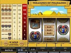 Treasures of Pharaohs 1 Line Slots